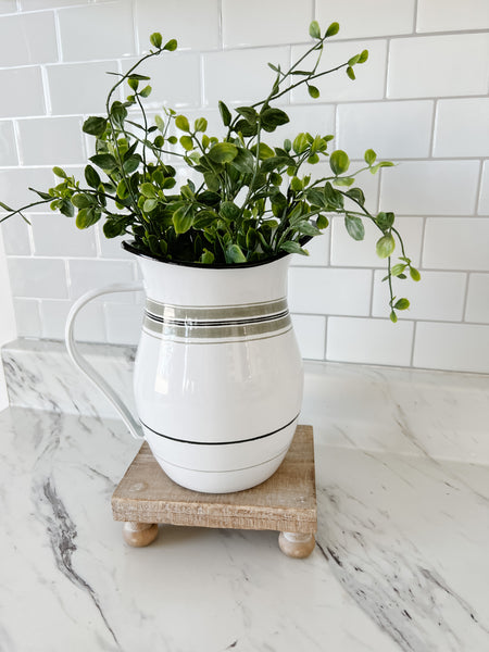 Black Stripe Pitcher