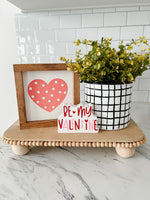 Pink Polka Dot Heart