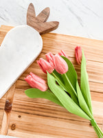 Pink 14.5" Faux Tulip Bundle