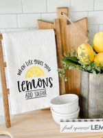 When Life Gives You Lemons Tea Towel