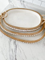 Rustic Beaded Tray