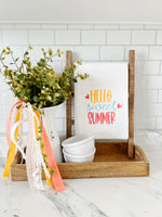 Hello Sweet Summer Tea Towel