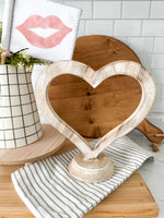 Outline Wood Heart