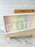 Happy Easter Plank Sign