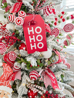 Red Christmas Tags- Set Of Two