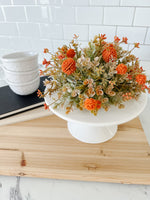 Orange Garden Bliss Half Sphere