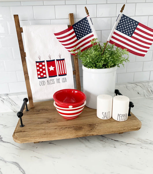 God Bless The USA Tea Towel